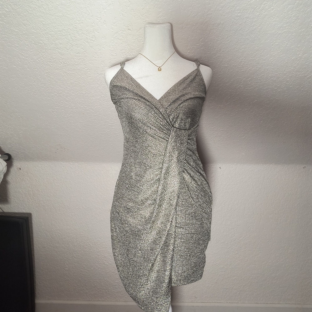 Silver Homecoming Dress